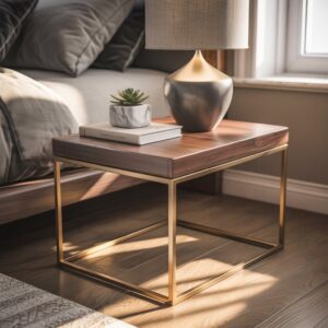 Modern Luxury Side Table for Elegant Bedrooms & Living Rooms